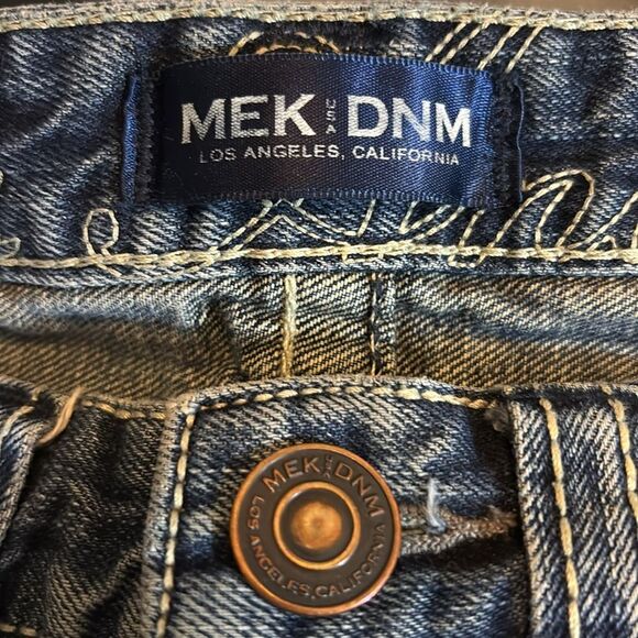 Mek dnm denim blue jeans oaxaca slim boot 30X34 30 X 34 - Picture 5 of 7